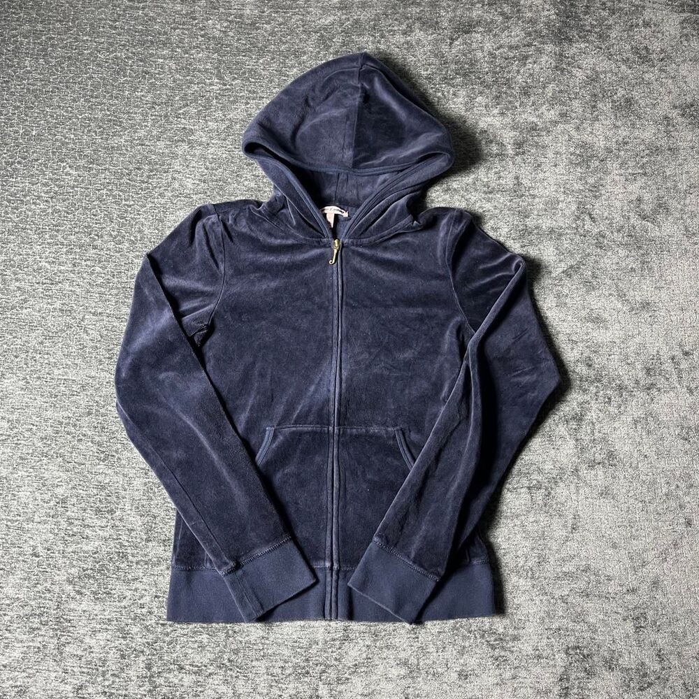Juicy-couture Women's Navy and Blue Hoodie